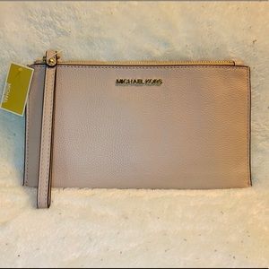 NWT Michael Kors Lg. Zip Clutch Wristlet